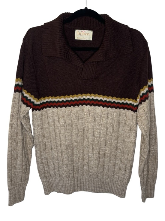 Jantzen Other - Vintage 1970’s Jantzen Shawl Neck Sweater Size M Made in USA Retro Streetwear